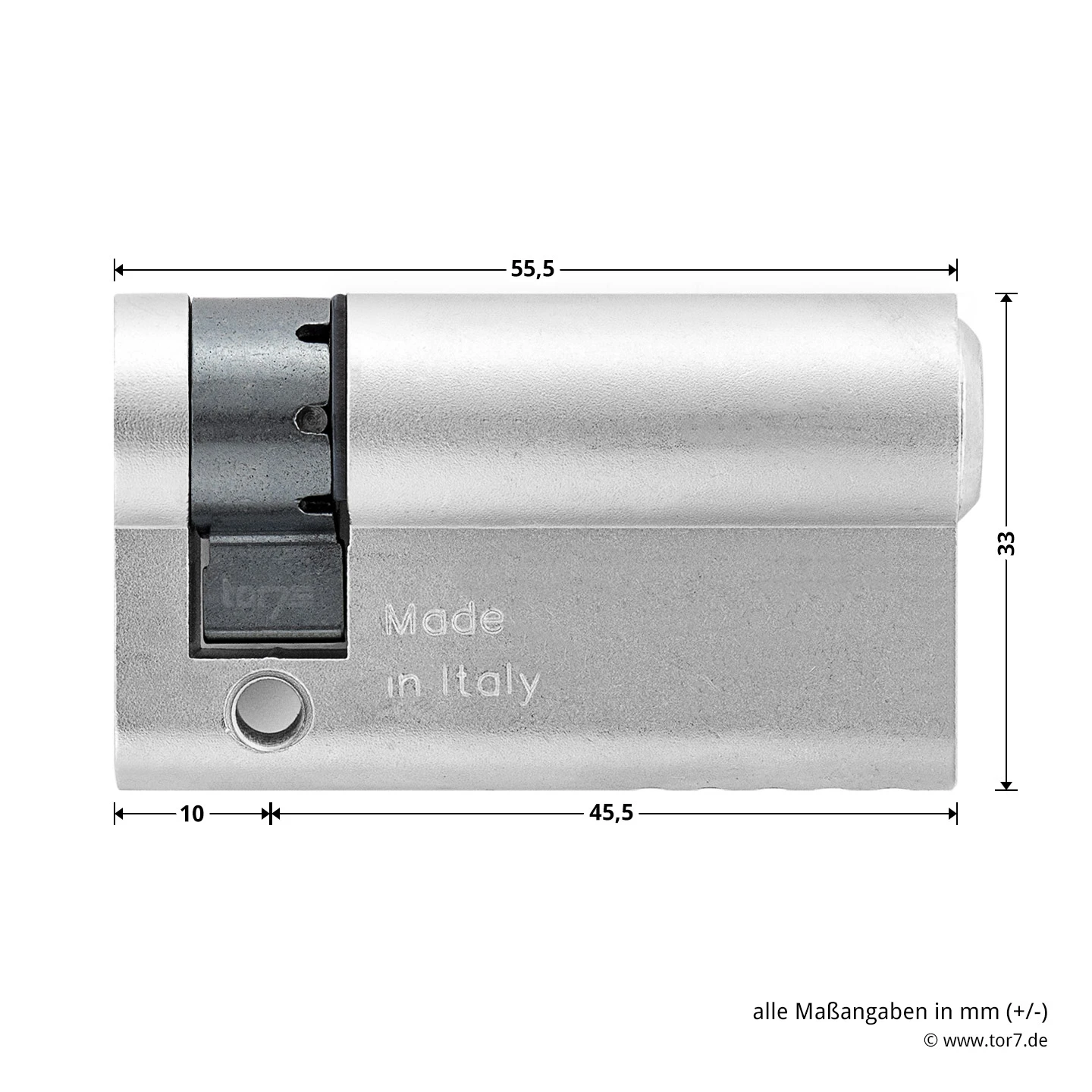 Hörmann Profil-Halbzylinder, 45,5 + 10 Mm, Links, TS 16 9 Hörmann Profil-Halbzylinder, 45,5 + 10 Mm, Links, TS 16 – Bild 7