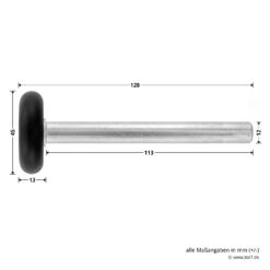 Hörmann Laufrolle Mit Kugellager, BR 30/40/50, Edelstahl -Geschäfte 3053384 hoermann laufrolle typ k kugellager edelstahl masse