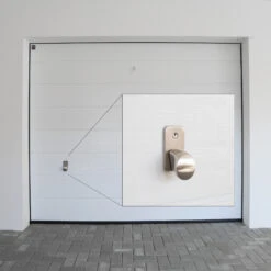 Hörmann Torgriffgarnitur, TS 42,5 Mm, Edelstahl Gebürstet, PZ -Geschäfte 3059741 hoermann torgriffgarnitur ts 425 mm edelstahl gebuerstet pz anwendungsbeispiel