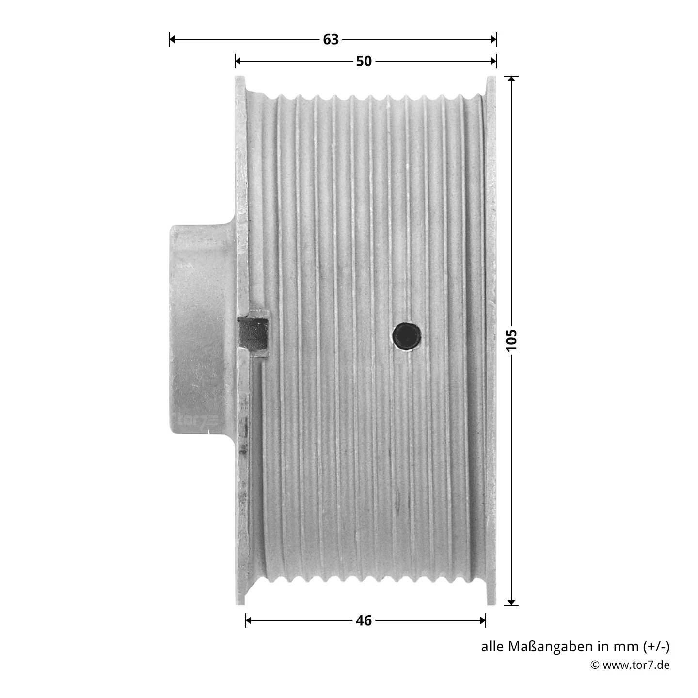 Hörmann Seiltrommel, Beschlag N, L, Rechts, Baureihe 20/30 7 Hörmann Seiltrommel, Beschlag N, L, Rechts, Baureihe 20/30 – Bild 5