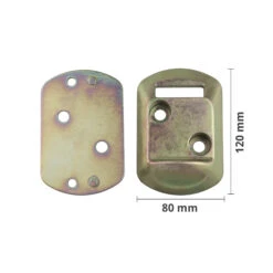 Hörmann Auflaufbock Als Bodenanschlag Für Drehtore -Geschäfte 436234 hoermann auflaufbock als bodenanschlag fuer drehtore masse oben