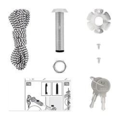 Hörmann EcoStar Notentriegelungsschloss NET -Geschäfte 436460 hoermann ecostar notentriegelungsschloss net lieferumfang