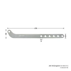 Hörmann SKG Sicherheits-Set, Führungsschienen -Geschäfte 437144 hoermann skg sicherheits set fuehrungsschienen masse