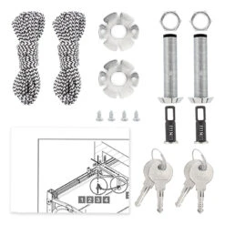 Hörmann Notentriegelung NET 4-2, 2er-Set, Gleichschließend -Geschäfte 437198 hoermann notentriegelung net 4 2 2er set gleichschliessend lieferumfang
