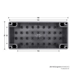 Hörmann Leer-Gehäuse-Unterteil IP 54 -Geschäfte 438266 hoermann leer gehaeuse unterteil ip 54 breite laenge
