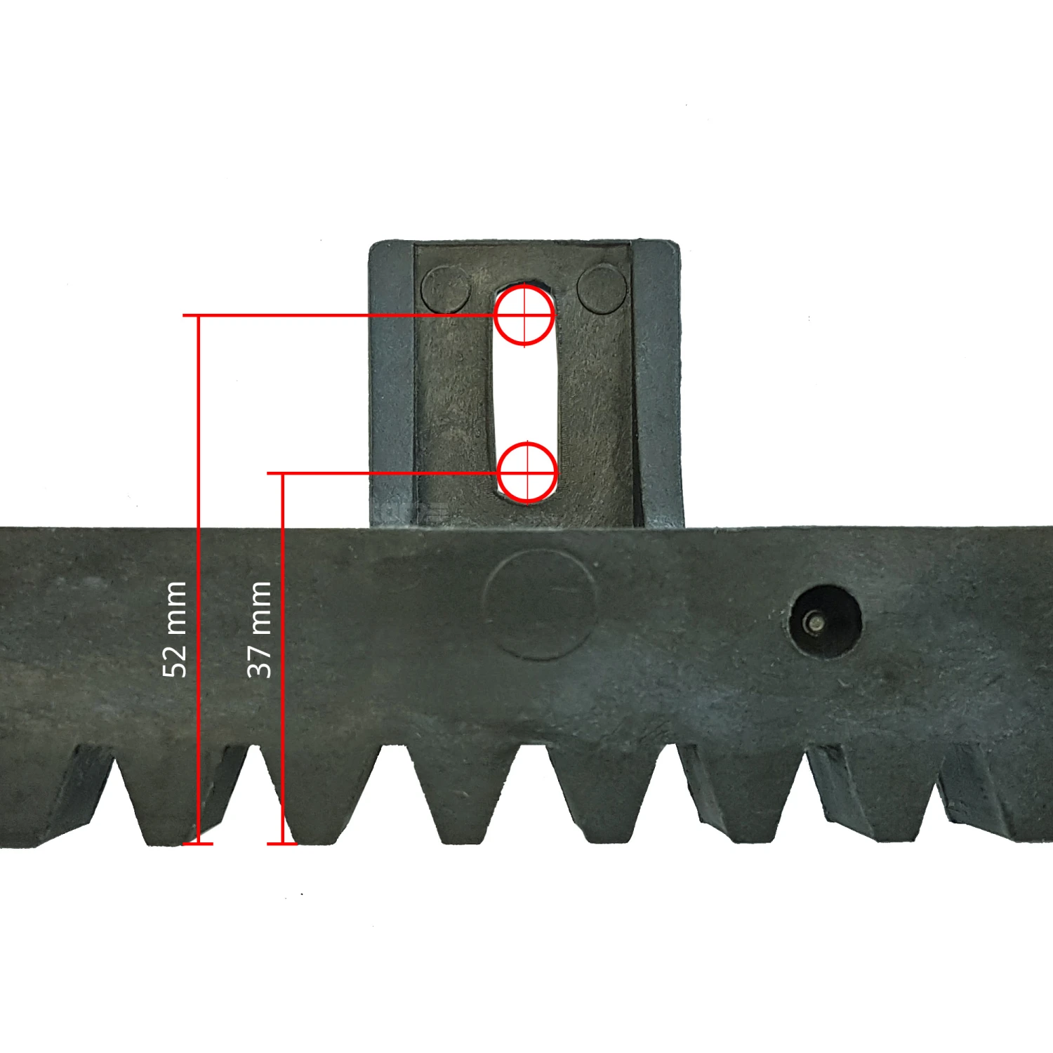 Hörmann Kunststoff-Zahnstange S6, Befestigung Oben 5 Hörmann Kunststoff-Zahnstange S6, Befestigung Oben – Bild 3