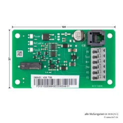 Hörmann Platine 8K2-1T, Auswerteeinheit -Geschäfte 438739 hoermann platine 8k2 1t auswerteeinheit bemassung