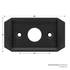 Hörmann Auswerteeinheit Für Codetaster CTR 3b Und CTV 3 -Geschäfte 438984 hoermann auswerteeinheit fuer codetaster ctr 3b und ctv 3 masse montageplatte