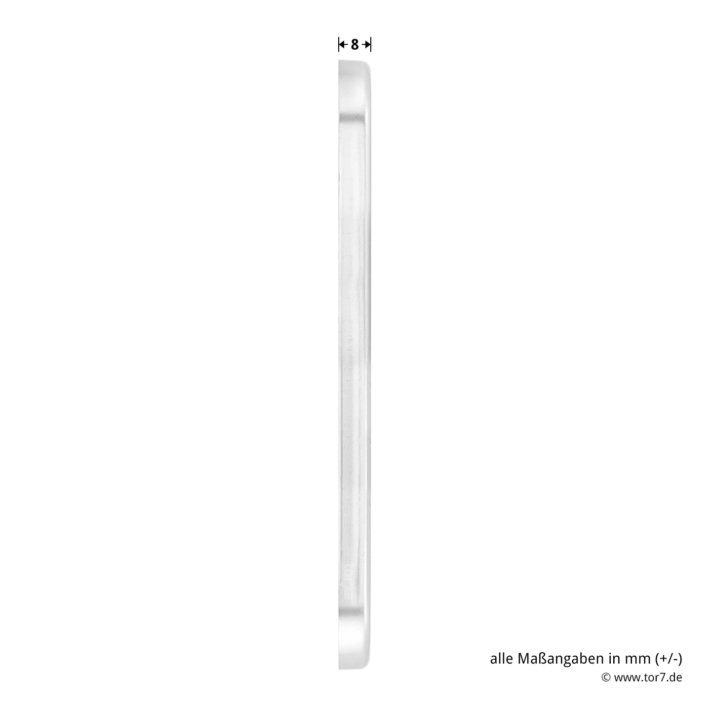 Hörmann Drückergarnitur D110 Kurzschild BB, Alu 8 Hörmann Drückergarnitur D110 Kurzschild BB, Alu – Bild 6