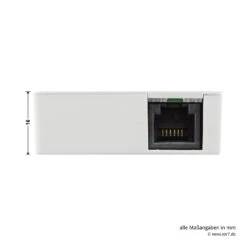 Hörmann Homematic IP-Gateway -Geschäfte 4511629 hoermann homematic ip gateway masse seitenansicht