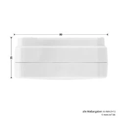 Hörmann Luftfeuchtigkeitssensoren-Set HKSI + HKSA -Geschäfte 4511665 hoermann luftfeuchtigkeitssensoren set hksi hksa innensensor breite tiefe