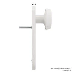 Hörmann FS Wechselgarnitur D110 Kurzschild PZ, Weiß -Geschäfte 454688 hoermann fs wechselgarnitur d 110 pz kurzschild polyamid weiss gleitlager knauf masse