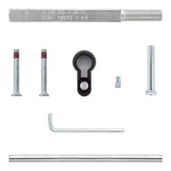 Hörmann FS Wechselgarnitur D110 Kurzschild PZ, Weiß -Geschäfte 454688 hoermann fs wechselgarnitur d 110 pz kurzschild polyamid weiss gleitlager montagematerial