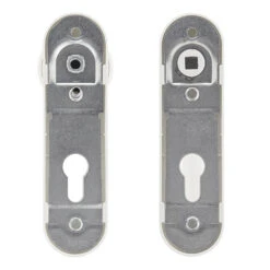 Hörmann FS Wechselgarnitur D110 Kurzschild PZ, Weiß -Geschäfte 454688 hoermann fs wechselgarnitur d 110 pz kurzschild polyamid weiss gleitlager rueckseite