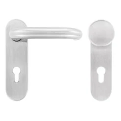 Hörmann FS Wechselgarnitur D110 Kurzschild PZ, Edelstahl