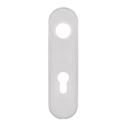 Hörmann FS Wechselgarnitur D110 Kurzschild PZ, Edelstahl -Geschäfte 454690 hoermann fs wechselgarnitur d 110 kurzschild pz gleitlager knopf k 130 edelstahl schild rueckansicht