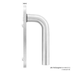 Hörmann FS Wechselgarnitur D210 Kurzschild PZ, Edelstahl -Geschäfte 545723 hoermann fs wechselgarnitur d210 pz kurzschild edelstahl gleitlager griff masse