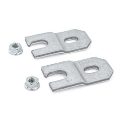 Hörmann Dübellasche Eckzarge, Verdeckte Montage