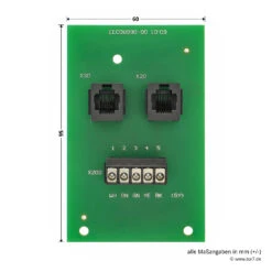 Hörmann Adapterplatine SKS Für STA 400 -Geschäfte 637664 hoermann adapterplatine sks fuer sta400 bemassung2