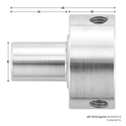 Hörmann Flanschkupplung Für Welle D40 16 Hörmann Flanschkupplung Für Welle D40 -Geschäfte 638004 hoermann flanschkupplung fuer welle d 40 masse seite