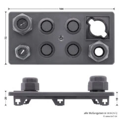 Hörmann Flanschdeckel Unten, Mit Verschraubungen -Geschäfte 638124 hoermann flanschdeckel unten mit verschraubungen bemassung