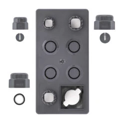 Hörmann Flanschdeckel Unten, Mit Verschraubungen -Geschäfte 638124 hoermann flanschdeckel unten mit verschraubungen lieferumfang