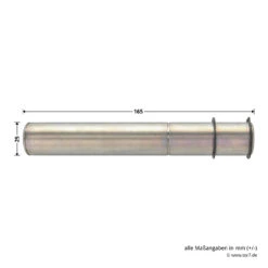Hörmann Steckwelle Für STA 400 Schiebetorantrieb -Geschäfte 638939 hoermann steckwelle fuer sta 400 schiebetorantrieb bemassung bolzen