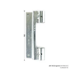 Hörmann Rahmenteil KO Verzinkt, Nicht Verstellbar, H8-5/MZ -Geschäfte 690404 hoermann rahmenteil ko verzinkt nicht verstellbar fuer h8 5 mz hoehe