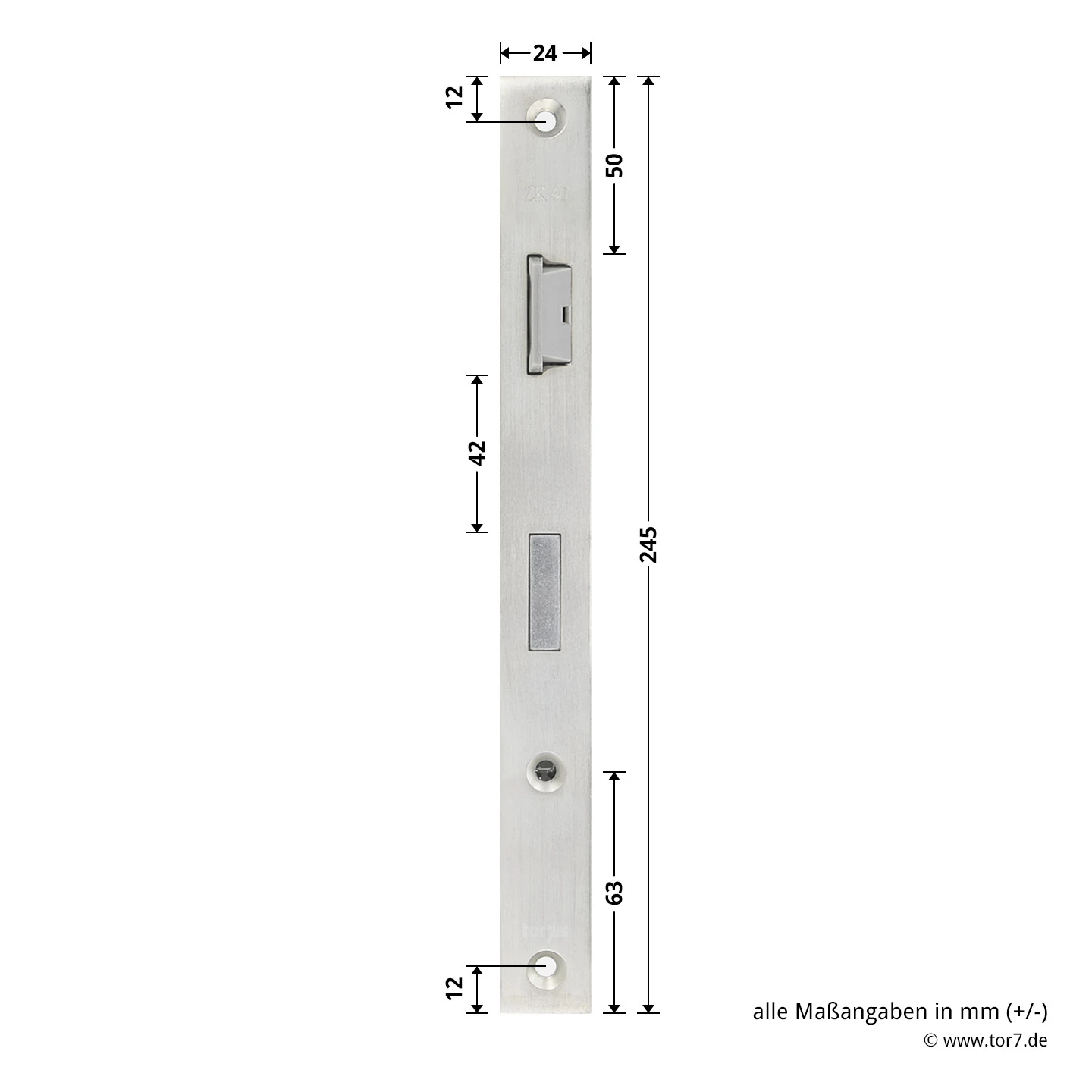 Hörmann Schlupftür-Schloss DF80/95/98, PZ, DIN Links 7 Hörmann Schlupftür-Schloss DF80/95/98, PZ, DIN Links – Bild 5