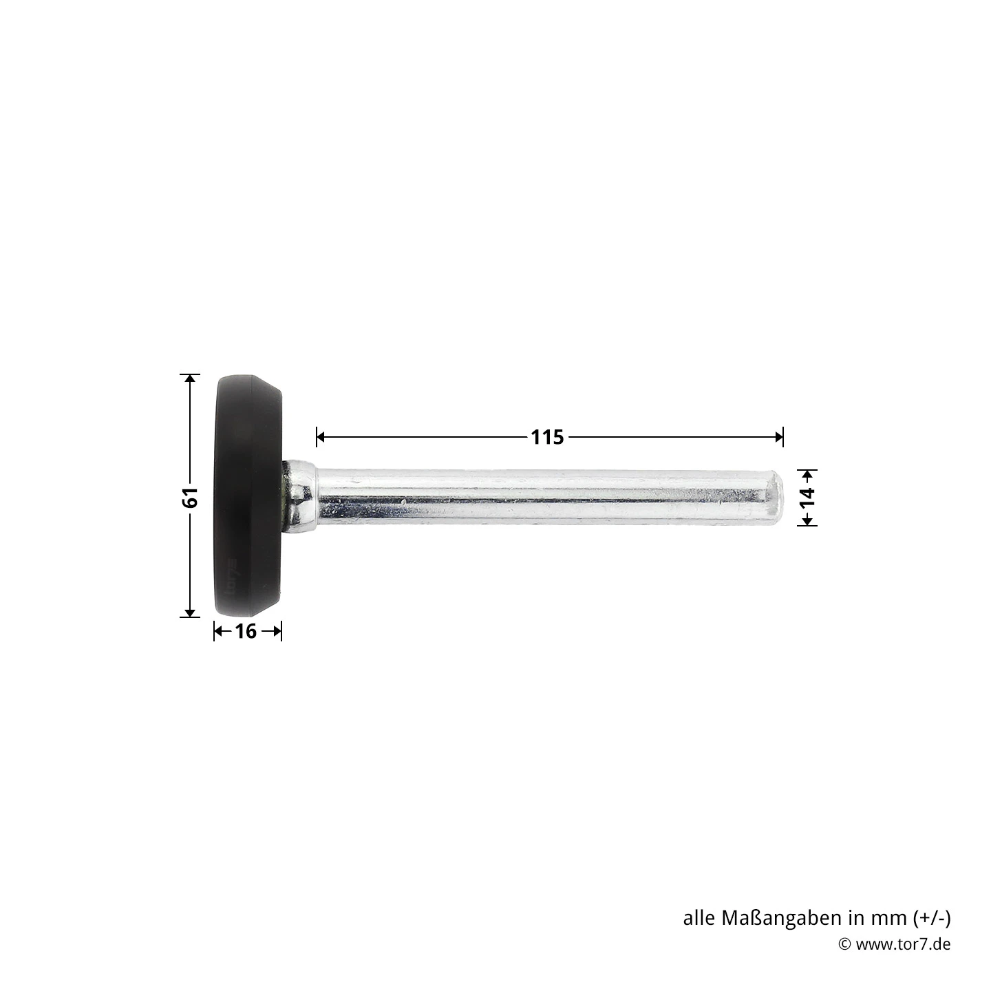 Hörmann Laufrolle Berry Schwingtor DF95/DF98 3 Hörmann Laufrolle Berry Schwingtor DF95/DF98 – Bild 2