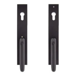 Hörmann Aluminium-Drückergarnitur, Schloss Einliegend, PZ 60/60 Mm