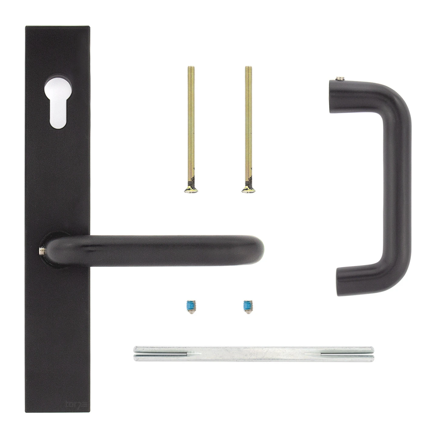 Hörmann Aluminium-Drückergarnitur, Schloss Aufliegend, PZ 60/48 Mm 6 Hörmann Aluminium-Drückergarnitur, Schloss Aufliegend, PZ 60/48 Mm – Bild 4