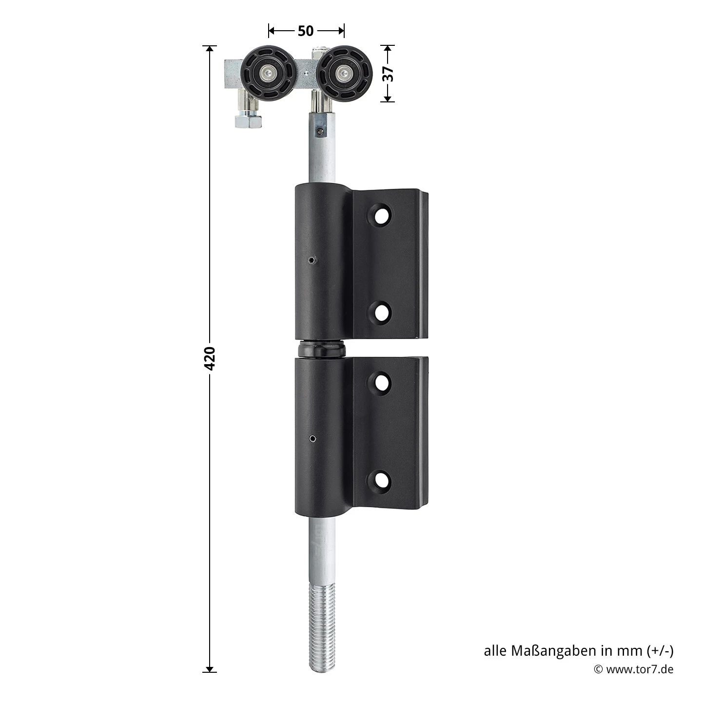 Hörmann Entlastungsrolle Für Kupplung 400 Mm, M12, DIN Links, Zwischenliegend 6 Hörmann Entlastungsrolle Für Kupplung 400 Mm, M12, DIN Links, Zwischenliegend – Bild 4