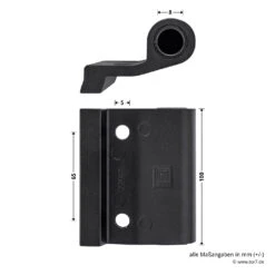 Hörmann Entlastungsrolle Für Kupplung 400 Mm, M12, DIN Links, Zwischenliegend 11 Hörmann Entlastungsrolle Für Kupplung 400 Mm, M12, DIN Links, Zwischenliegend -Geschäfte 772633 hoermann entlastungsrolle 400mm m12 din links zwischenliegend masse bild 2