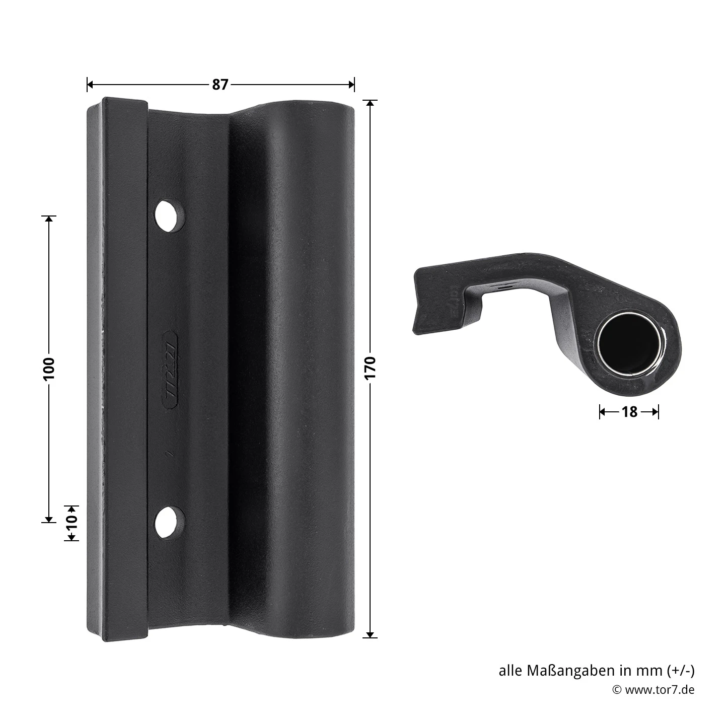 Hörmann Entlastungsrolle Mit Einfach-Bandteil 360 Mm, M12, DIN Links, Zwischenliegend 7 Hörmann Entlastungsrolle Mit Einfach-Bandteil 360 Mm, M12, DIN Links, Zwischenliegend – Bild 5