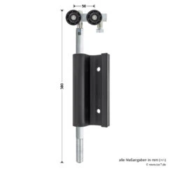 Hörmann Entlastungsrolle Mit Einfach-Bandteil 360 Mm, M12, DIN Rechts, Zwischenliegend -Geschäfte 772636 hoermann entlastungsrolle mit einfach bandteil 360mm m12 din rechts zwischenliegend masse bild 1