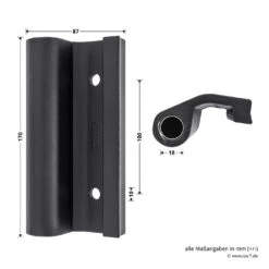 Hörmann Entlastungsrolle Mit Einfach-Bandteil 360 Mm, M12, DIN Rechts, Zwischenliegend -Geschäfte 772636 hoermann entlastungsrolle mit einfach bandteil 360mm m12 din rechts zwischenliegend masse bild 2