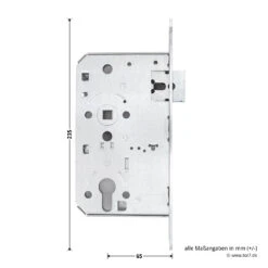 Teckentrup Einsteck-Panikschloss 1013 E Mit Verbundfalle, Stulp Verzinkt -Geschäfte tec104673 teckentrup einsteck panikschloss 1013 e mit verbundfalle stulp verzinkt din l masse